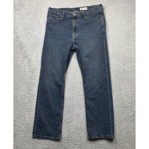 Wrangler Jeans Mens 36 (Actual 35) Blue Relaxed Bootcut Western Rodeo Ranch Work
